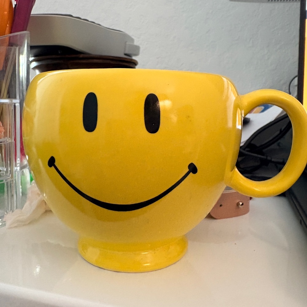 Yellow Smiley Face Mug